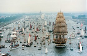 Sail event tall ships Amsterdam